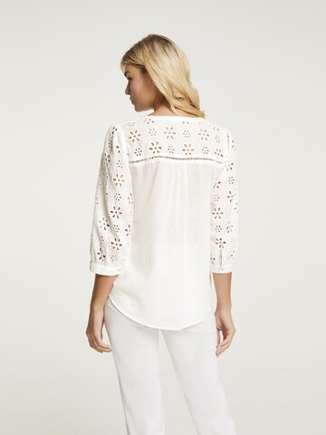 heine Bluse in Weiß