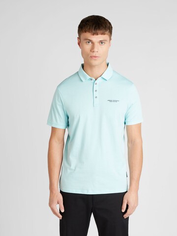 ARMANI EXCHANGE - Camisa em azul: frente