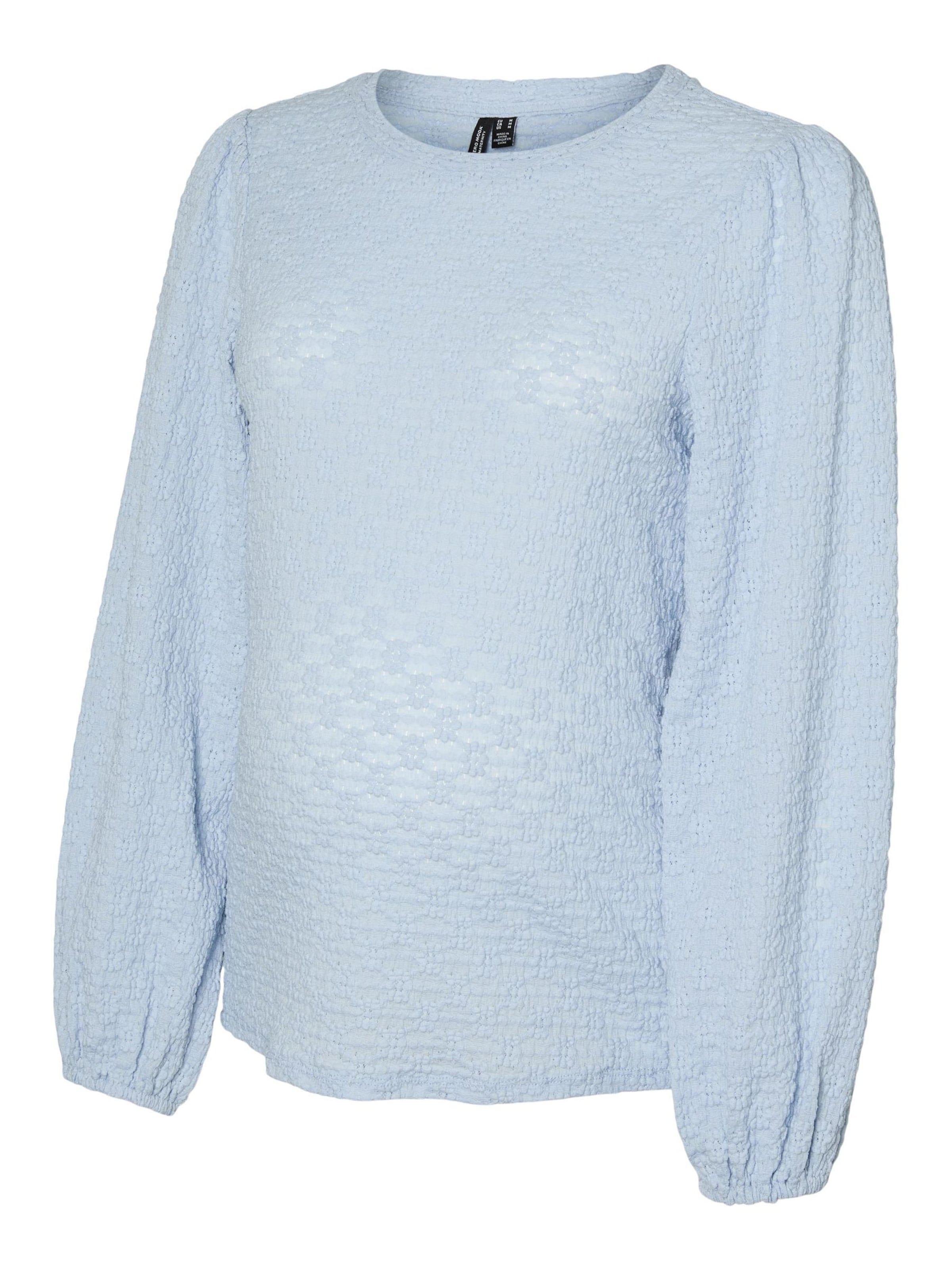 Vero Moda Maternity Bluse i blå: forside