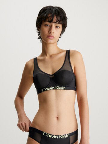 Calvin Klein Underwear Bustier BH in Zwart: voorkant