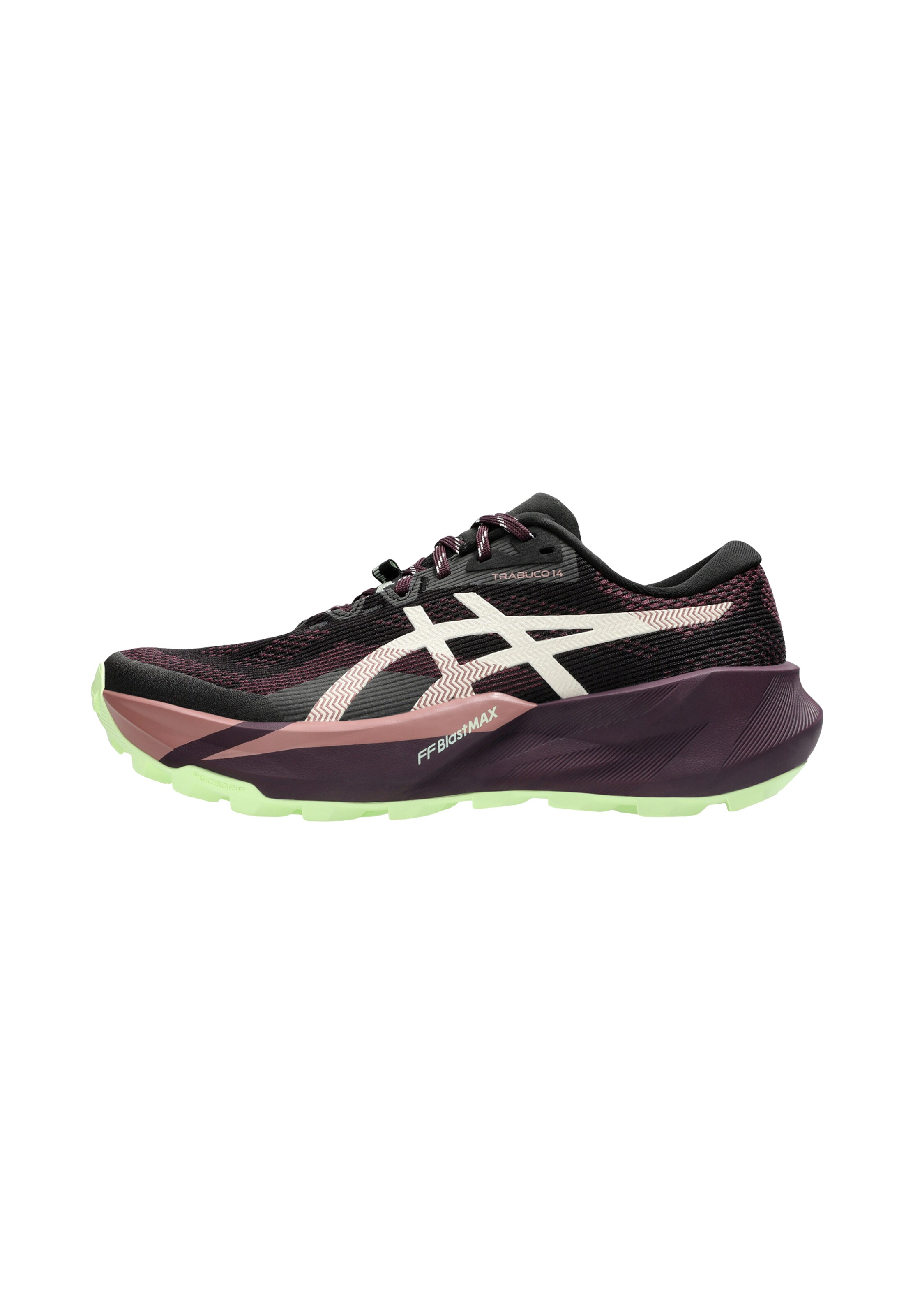 ASICS Tekaški čevelj 'TRABUCO 14' | črna barva: sprednja stran
