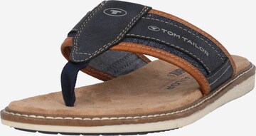 TOM TAILOR Teenslippers in Blauw: voorkant