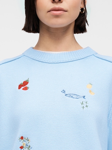 Abercrombie & Fitch Pulóver 'MADELINE' - kék