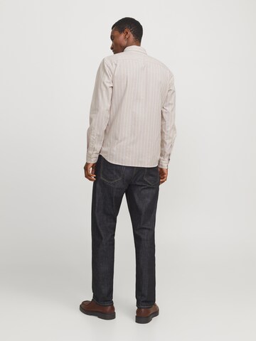 JACK & JONES Средняя посадка Рубашка 'JPRBLUBrook' в Серый