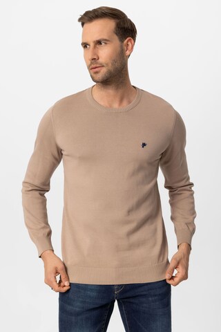 Pullover ' NEROLI ' di DENIM CULTURE in beige: frontale