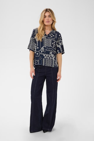 SAINT TROPEZ Blouse 'StephanieSZ' in Blauw