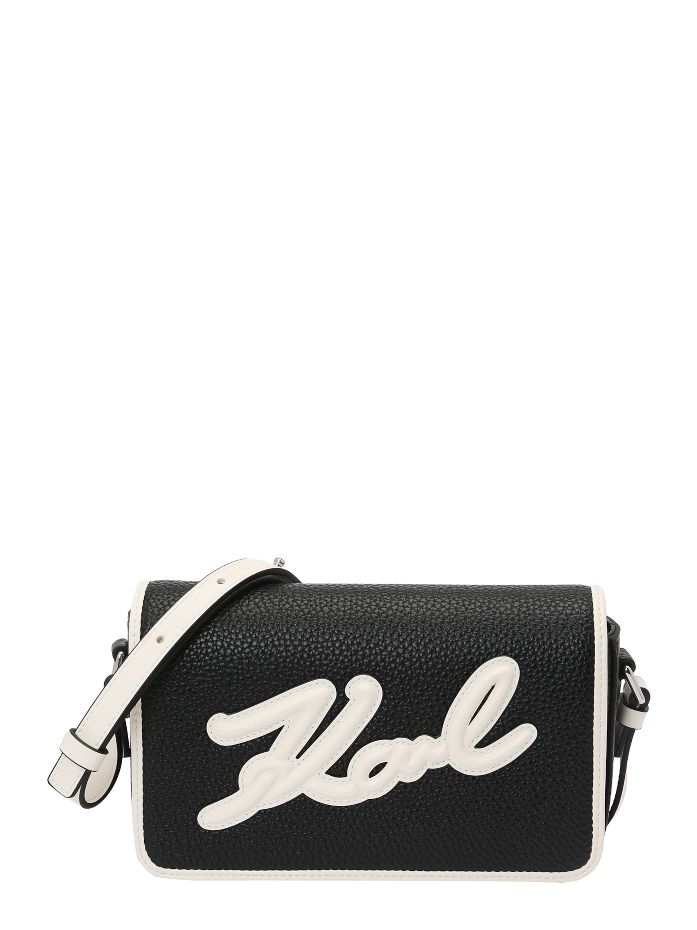 Karl Lagerfeld Torba na ramię w kolorze kremowy / czarnym, Podgląd produktu