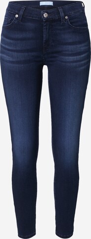 7 for all mankind Skinny Jeans in Blue: front