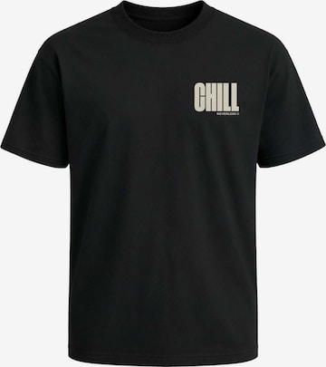 Neverless Shirt 'Chill' in Schwarz: Vorderseite