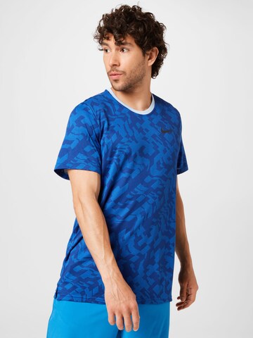 NIKE Functioneel shirt 'Superset' in Blauw: voorkant