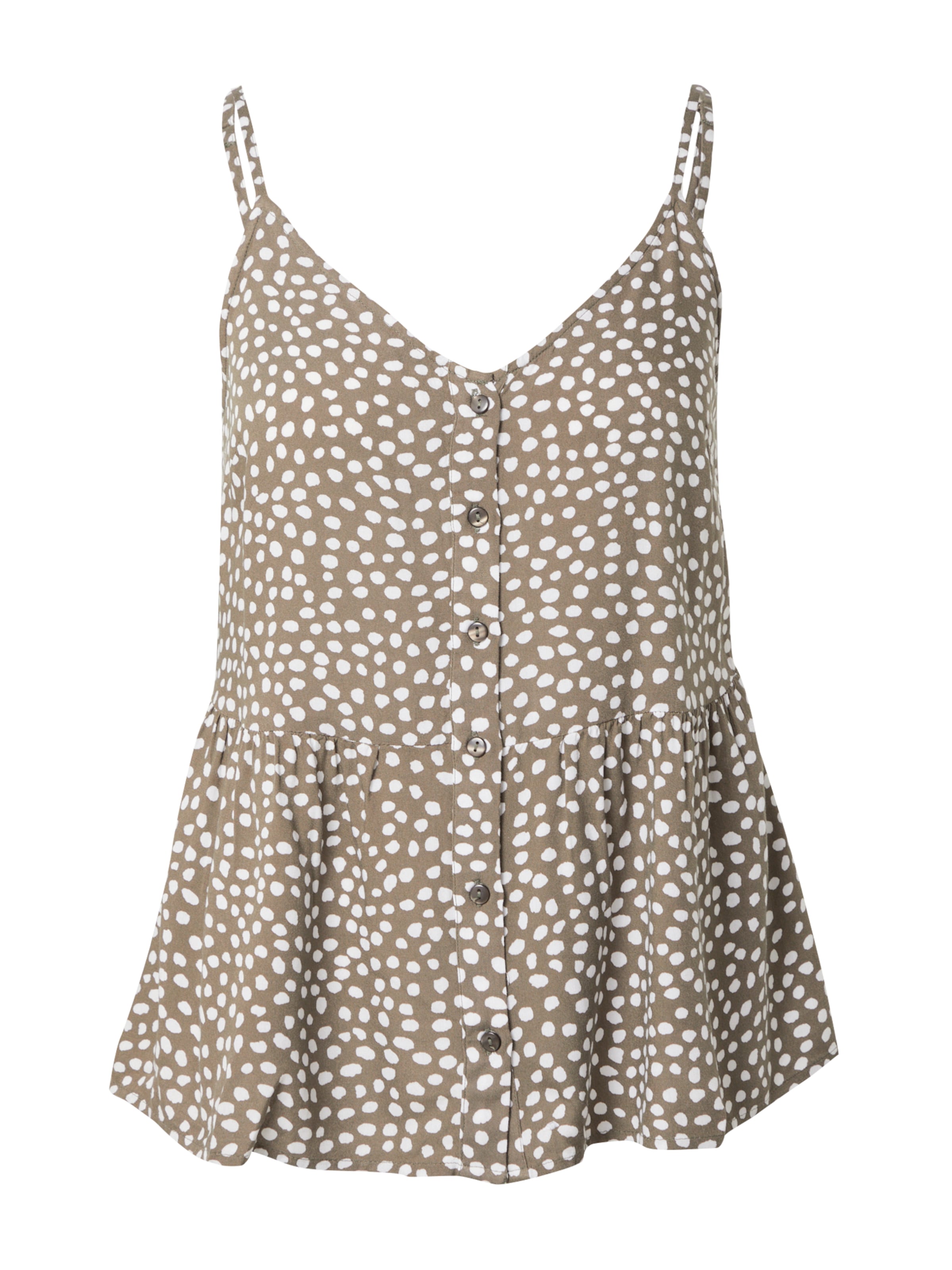 PIECES Bluse 'TALA' i grøn: forside