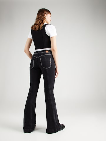 Versace Jeans Couture Расклешенный Джинсы 'Brittany' в Черный
