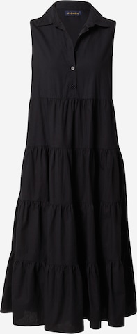OVSKošulja haljina - crna boja: prednji dio