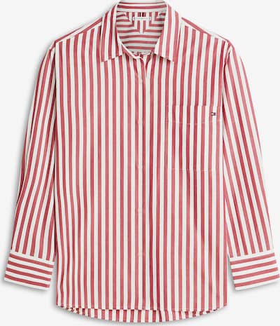 TOMMY HILFIGER Bluza 'Ess' u ecru/prljavo bijela / trešnja crvena, Pregled proizvoda