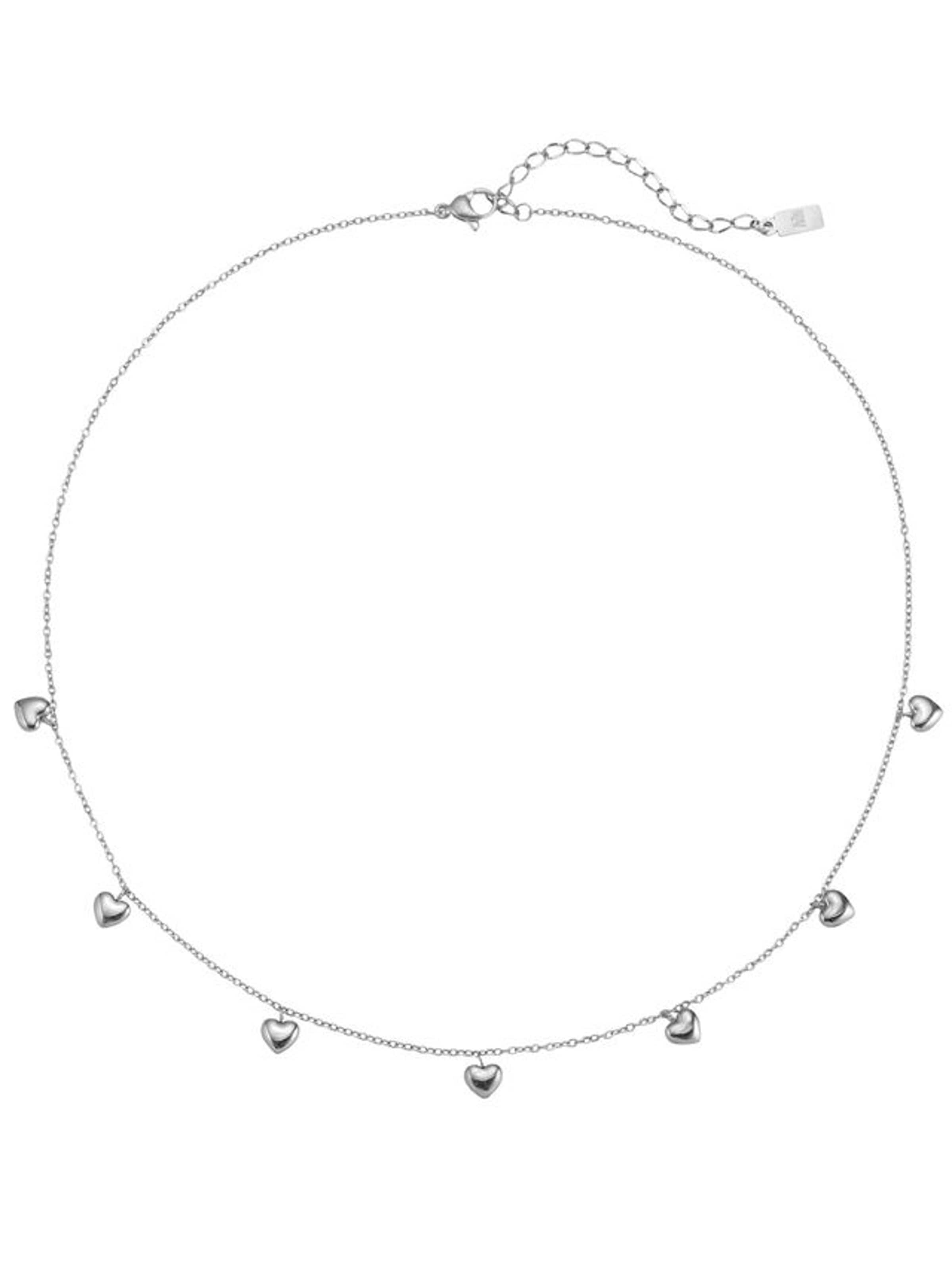 Hey Happiness Kette 'Heart Energy'‌‌‌‌‌‌ in silber, Produktansicht