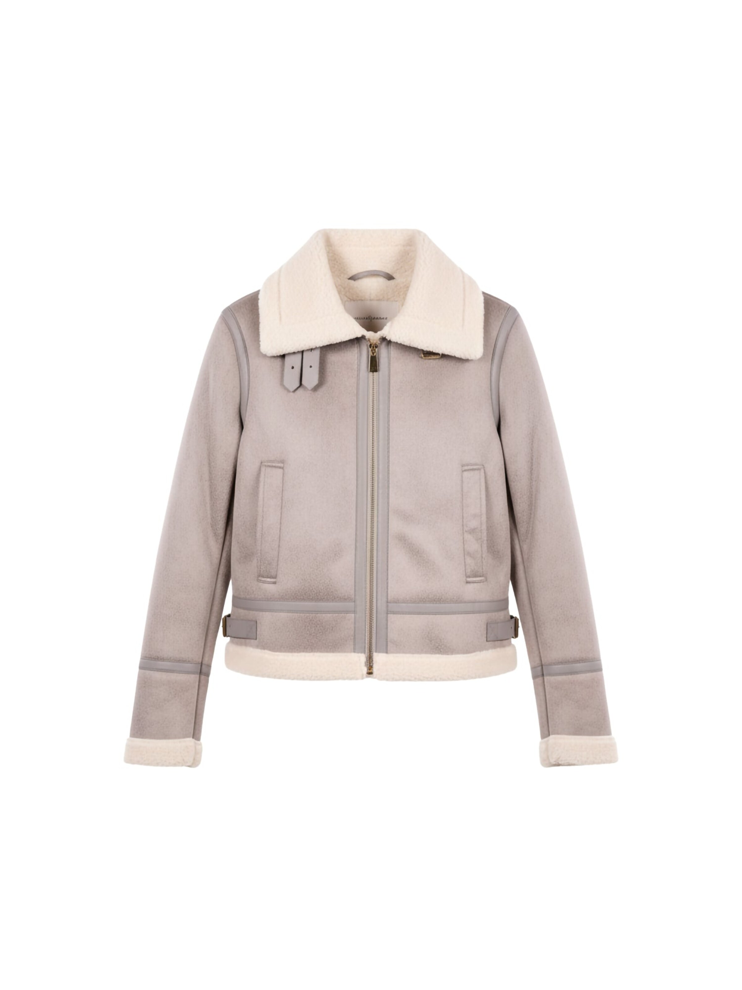 Yes Zee Winter Jacket 'Giubbino' in Grey: front