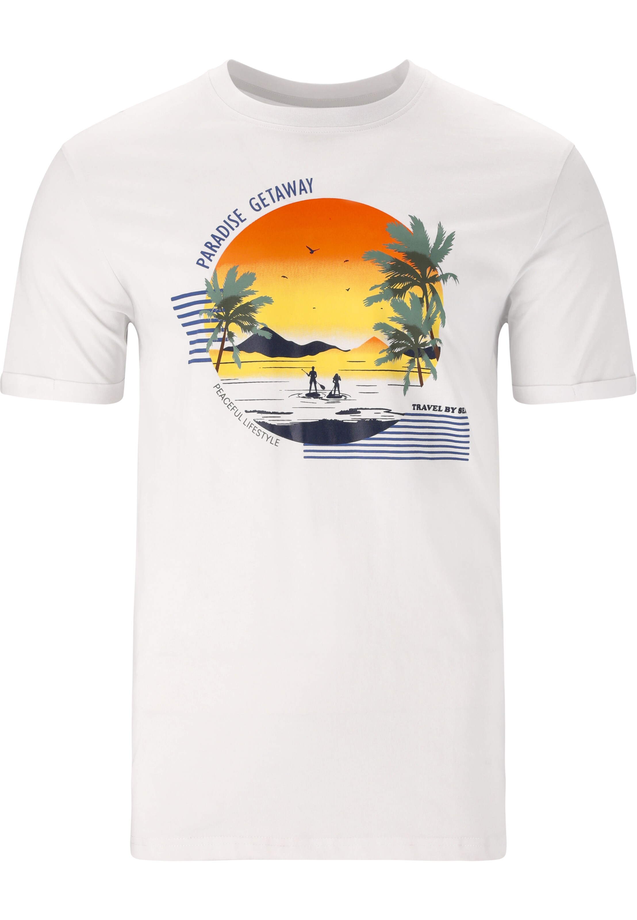 Cruz Shirt 'Flair' in Wit: voorkant