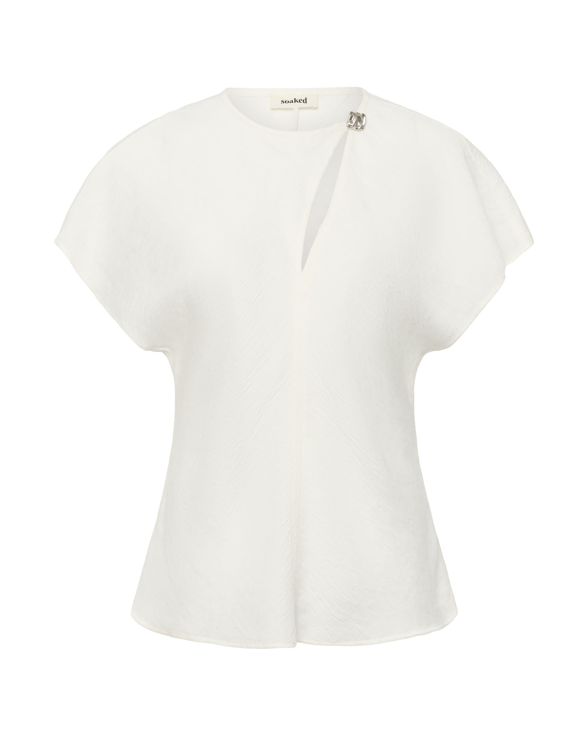 Chemisier 'SLCevilla' SOAKED IN LUXURY en blanc : devant