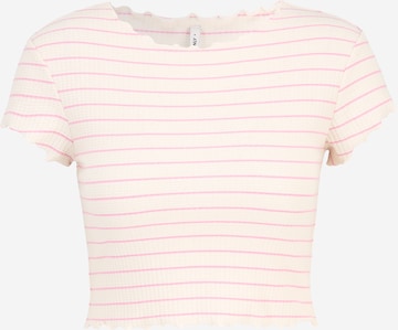 Only Petite T-shirt 'ANITS' i rosa: framsida