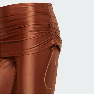 Skinny Pantalon de sport 'True Life Roll-top' ADIDAS BY STELLA MCCARTNEY en marron