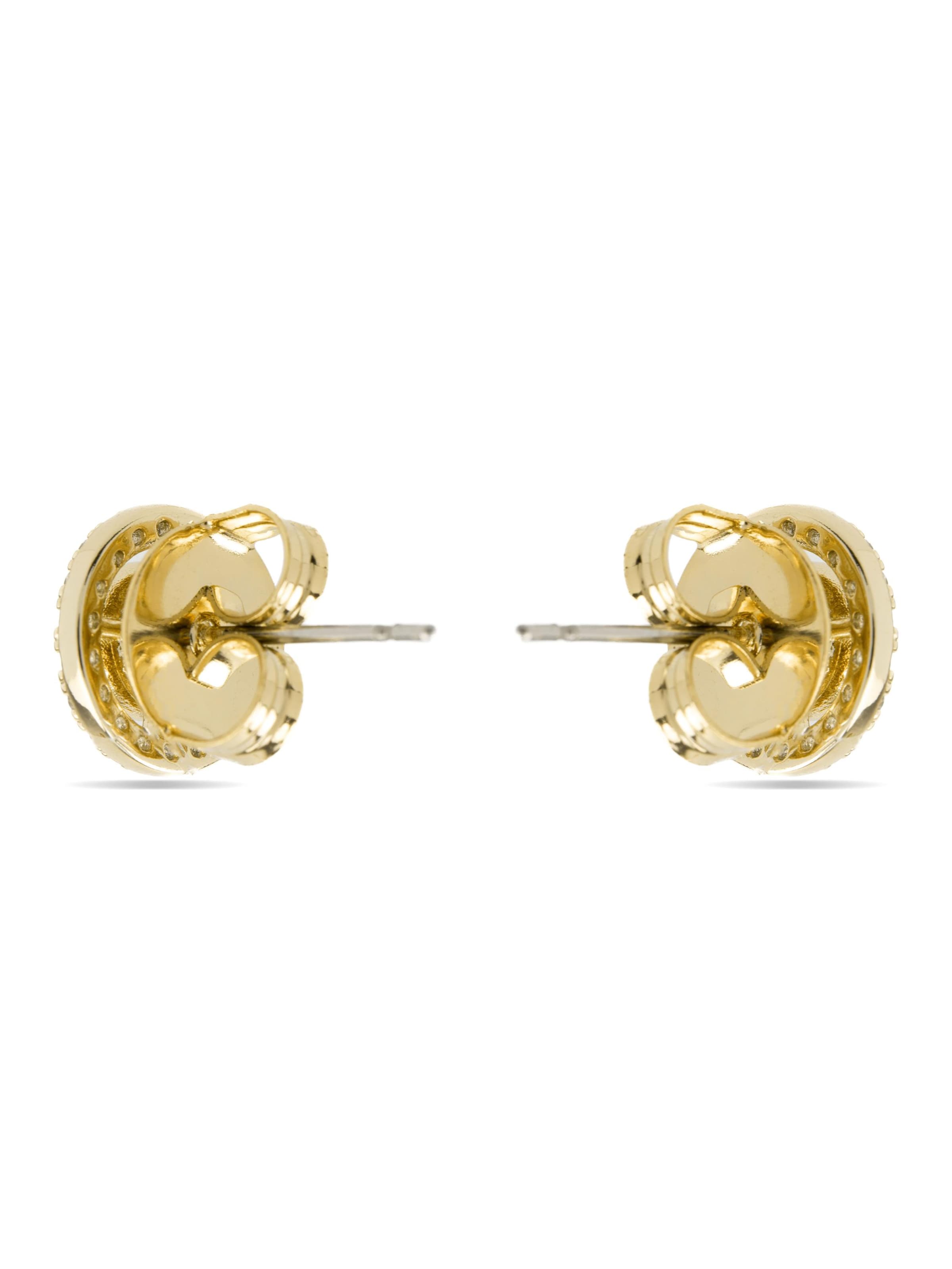Luxenter Earrings 'Riashe' in Gold