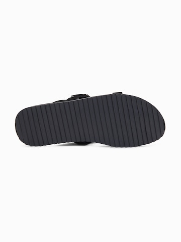 Ombre Pantolette‌‌‌ in Schwarz