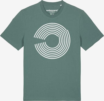 Watapparel Shirt 'Abstract 01' in Groen: voorkant