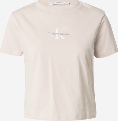 Calvin Klein Jeans T-shirt en graphite / rose pastel / blanc, Vue avec produit