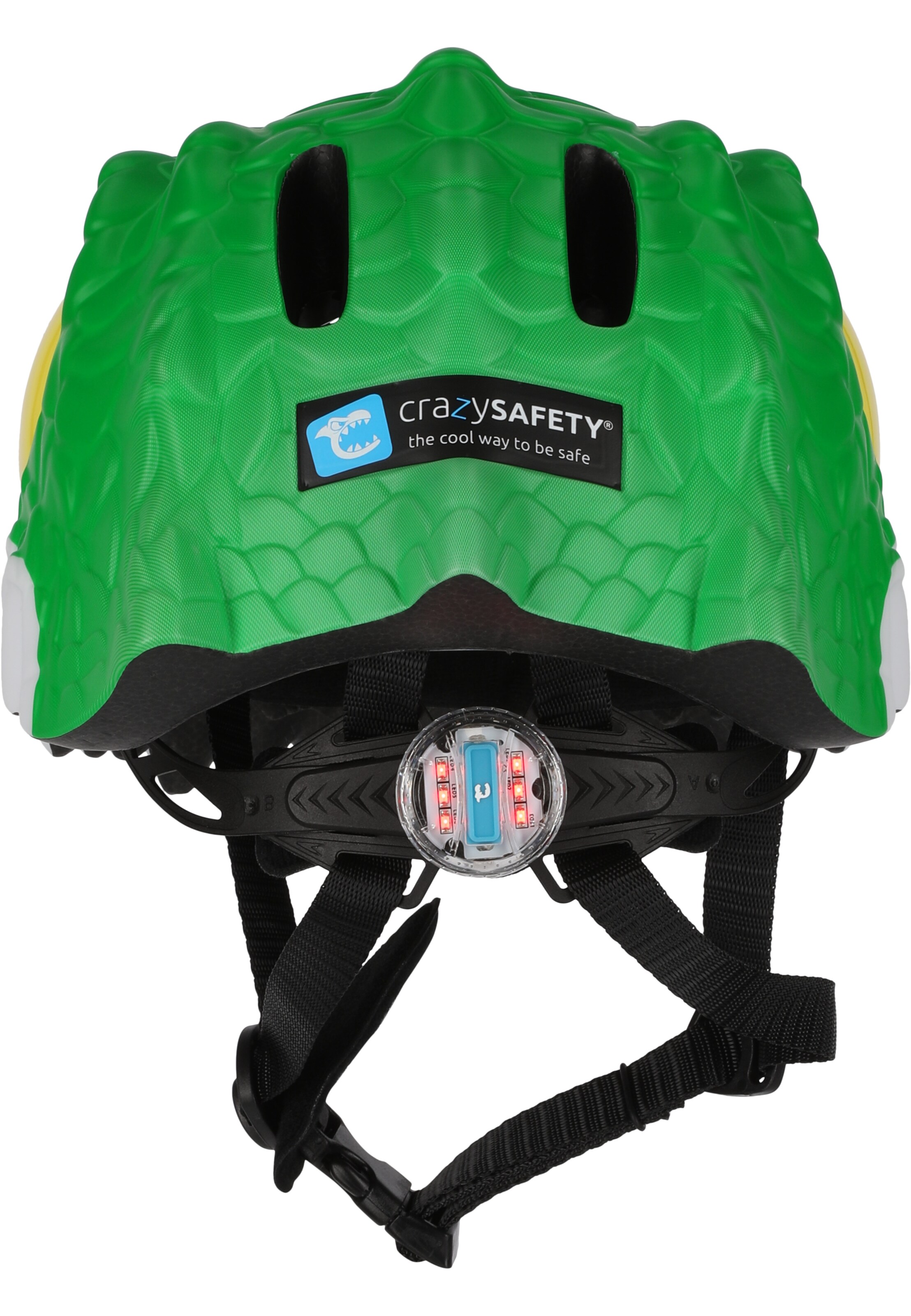 Crazy Safety Helmet 'Crocodile' in Green