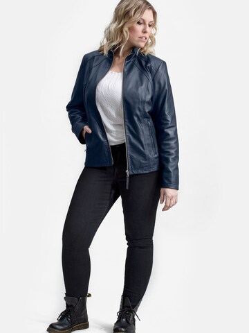 Veste mi-saison 'Bleu Du Maine' 18N62 en bleu : devant