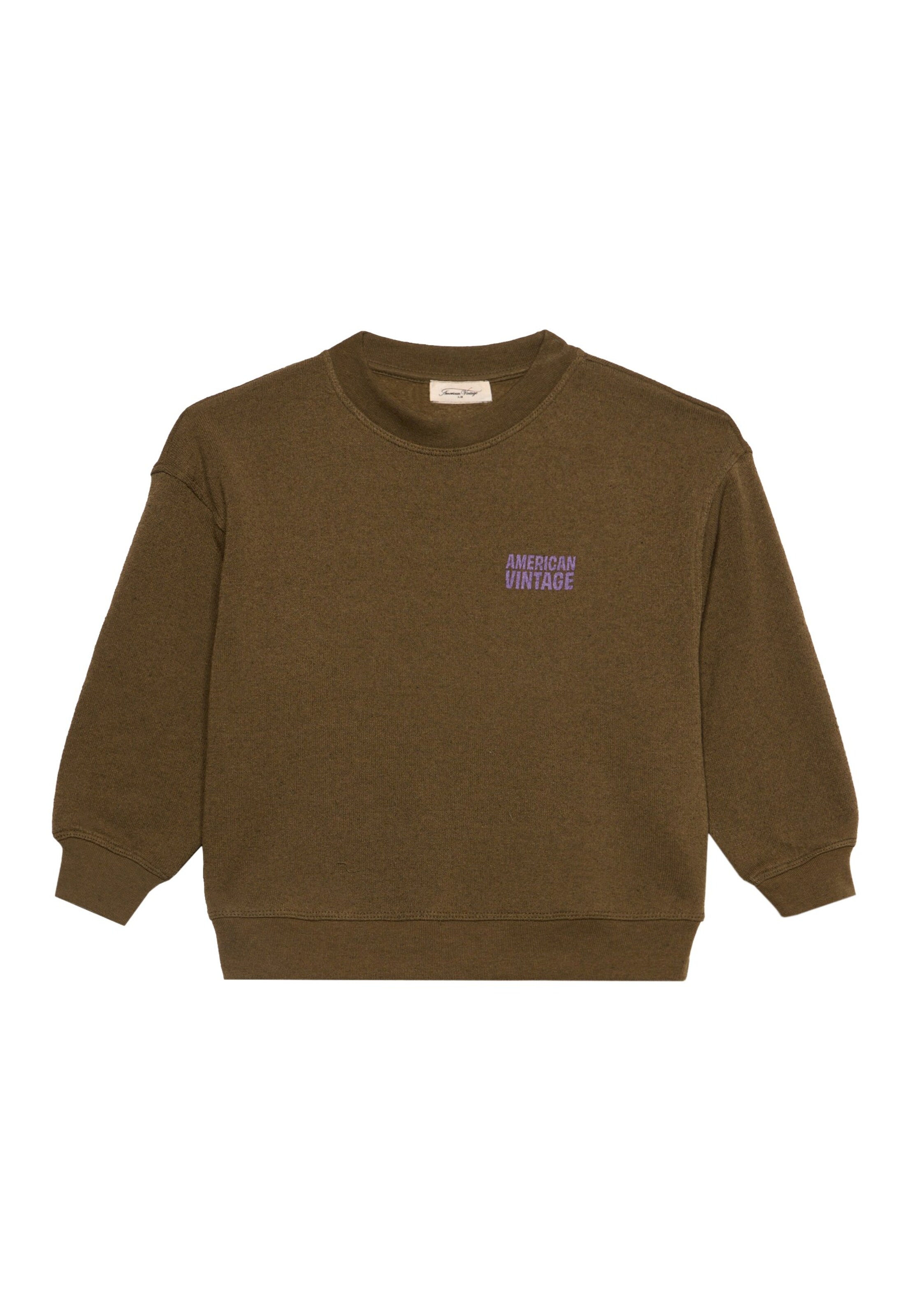 AMERICAN VINTAGE Sweater 'EVONA' in Brown: front