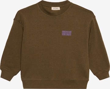AMERICAN VINTAGE Trui 'EVONA' in Bruin: voorkant
