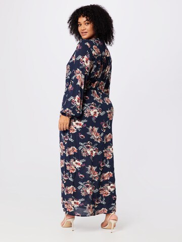 ABOUT YOU Curvy Shirt Dress 'Marion' in Blue