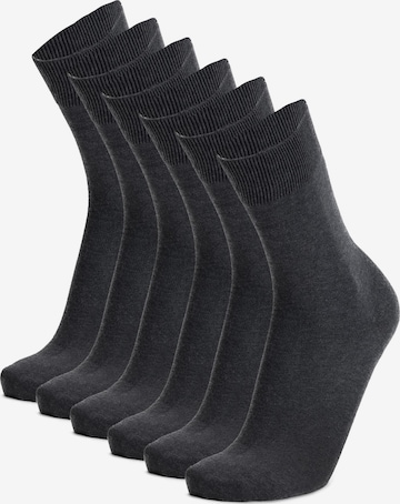 Ciocca Socks in Grey: front