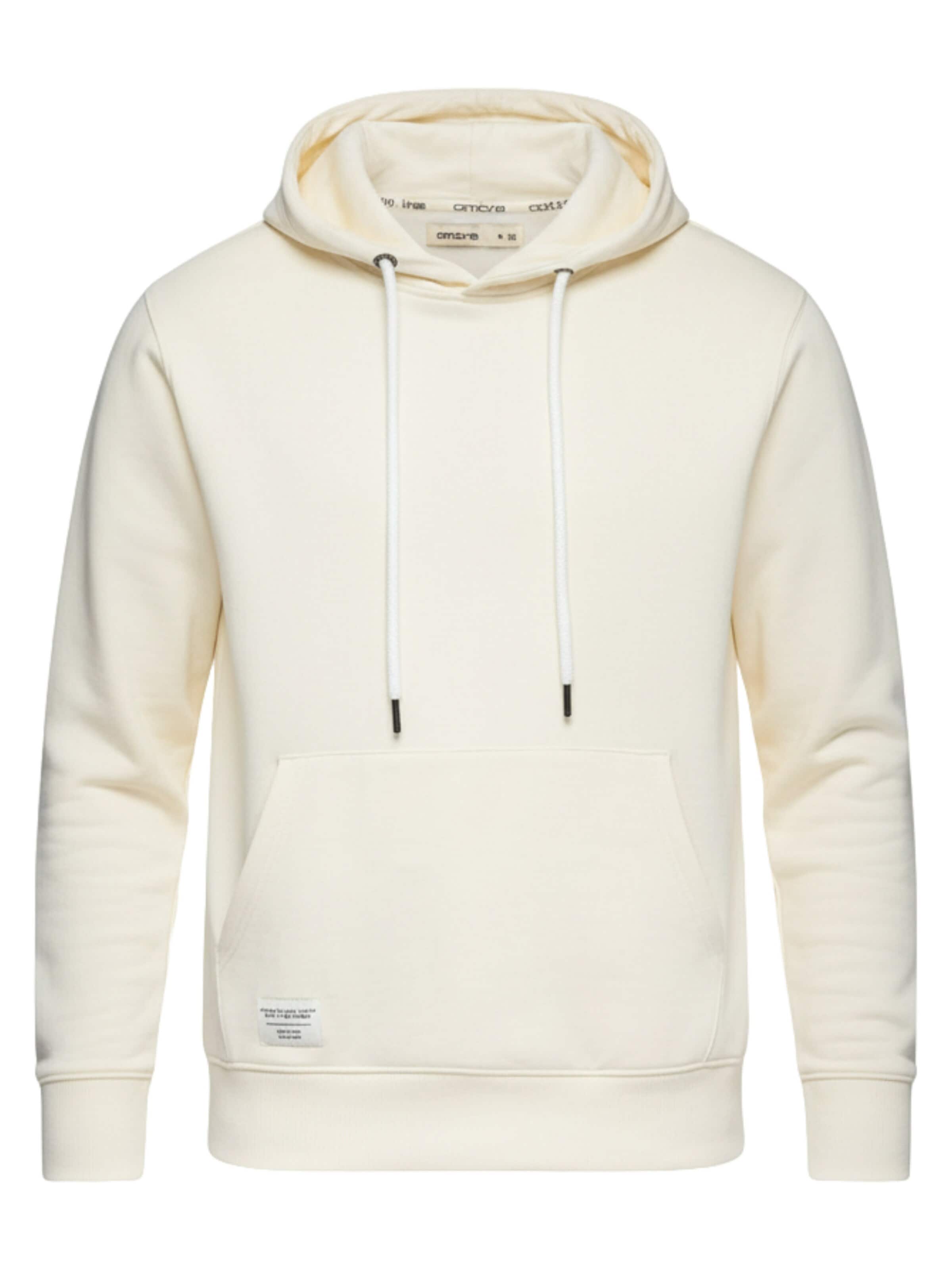 Sweat-shirt Ombre en beige : devant