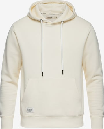 Sweat-shirt Ombre en beige : devant