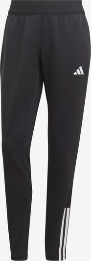 ADIDAS PERFORMANCE Pantalon de sport 'Tiro 23 Competition' en noir / blanc, Vue avec produit