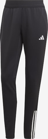 ADIDAS PERFORMANCE Regular Workout Pants 'Tiro 23 Competition' in Black: front