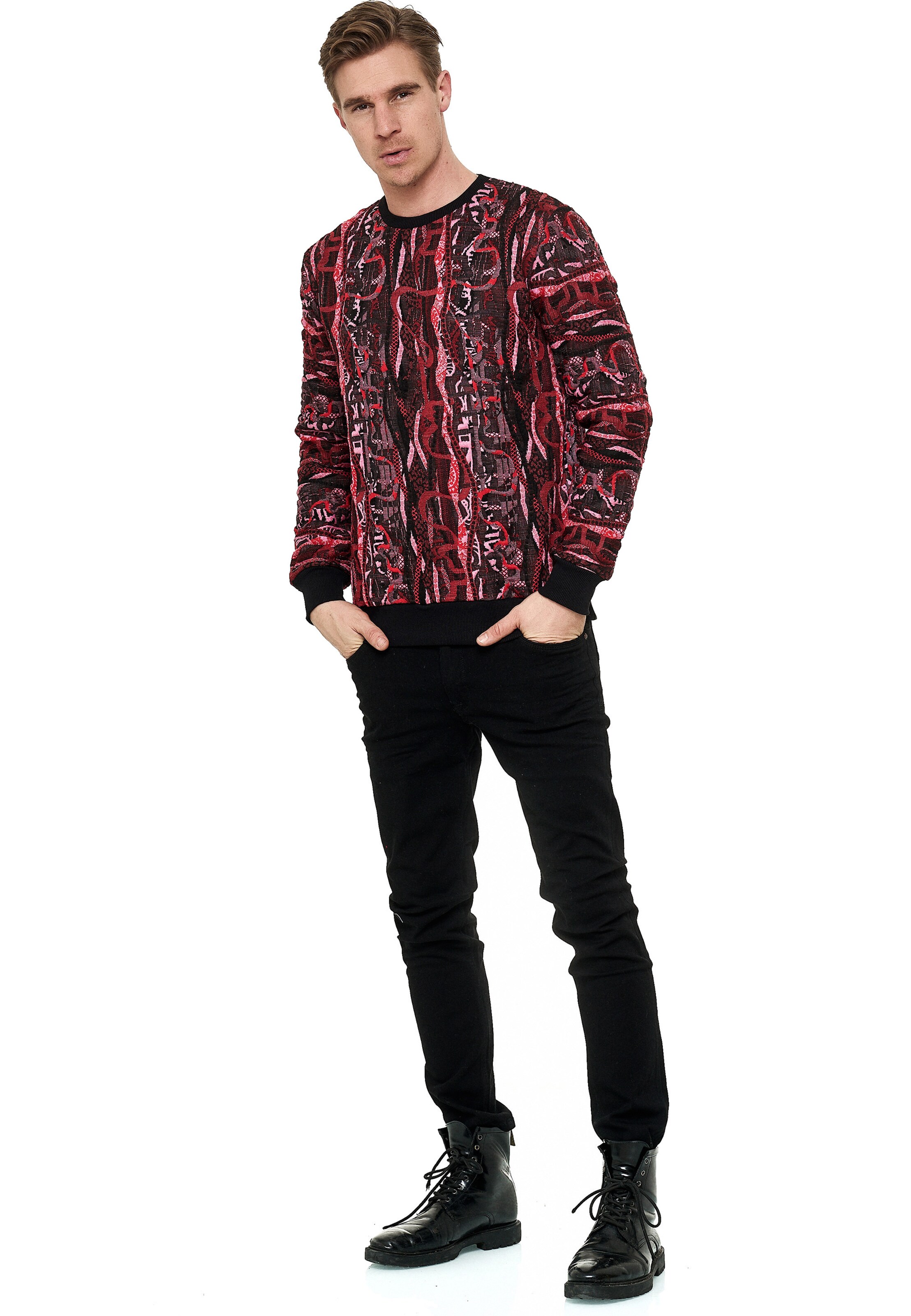 Rusty Neal Sweatshirt in Rood