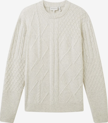 TOM TAILOR Sweater in Beige: front