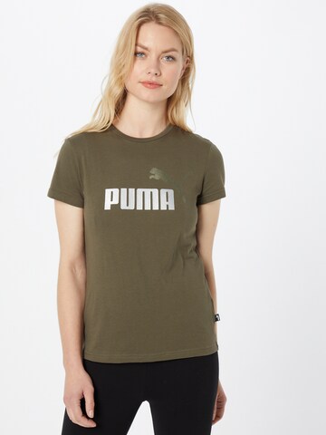 PUMA Functioneel shirt in Groen: voorkant