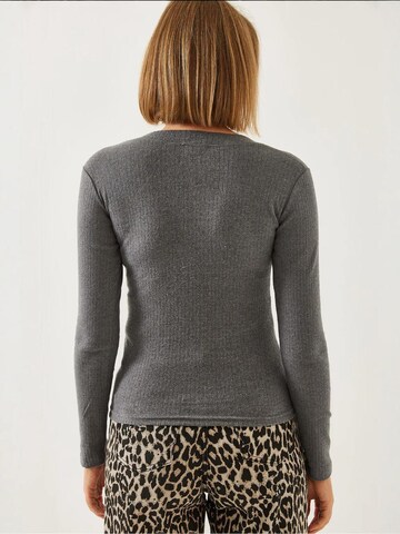 T-shirt Bianco Lucci en gris