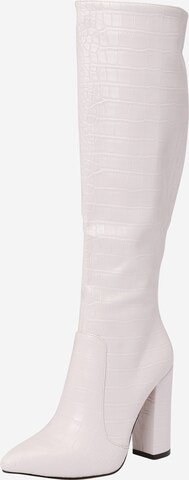 Misspap - Botas en blanco: frente