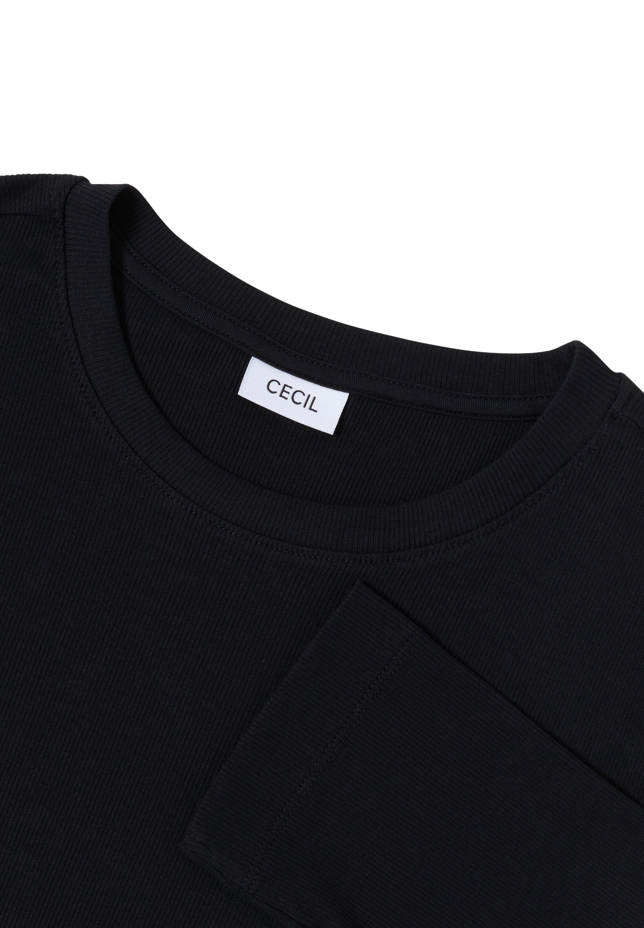 CECIL Shirt in Schwarz