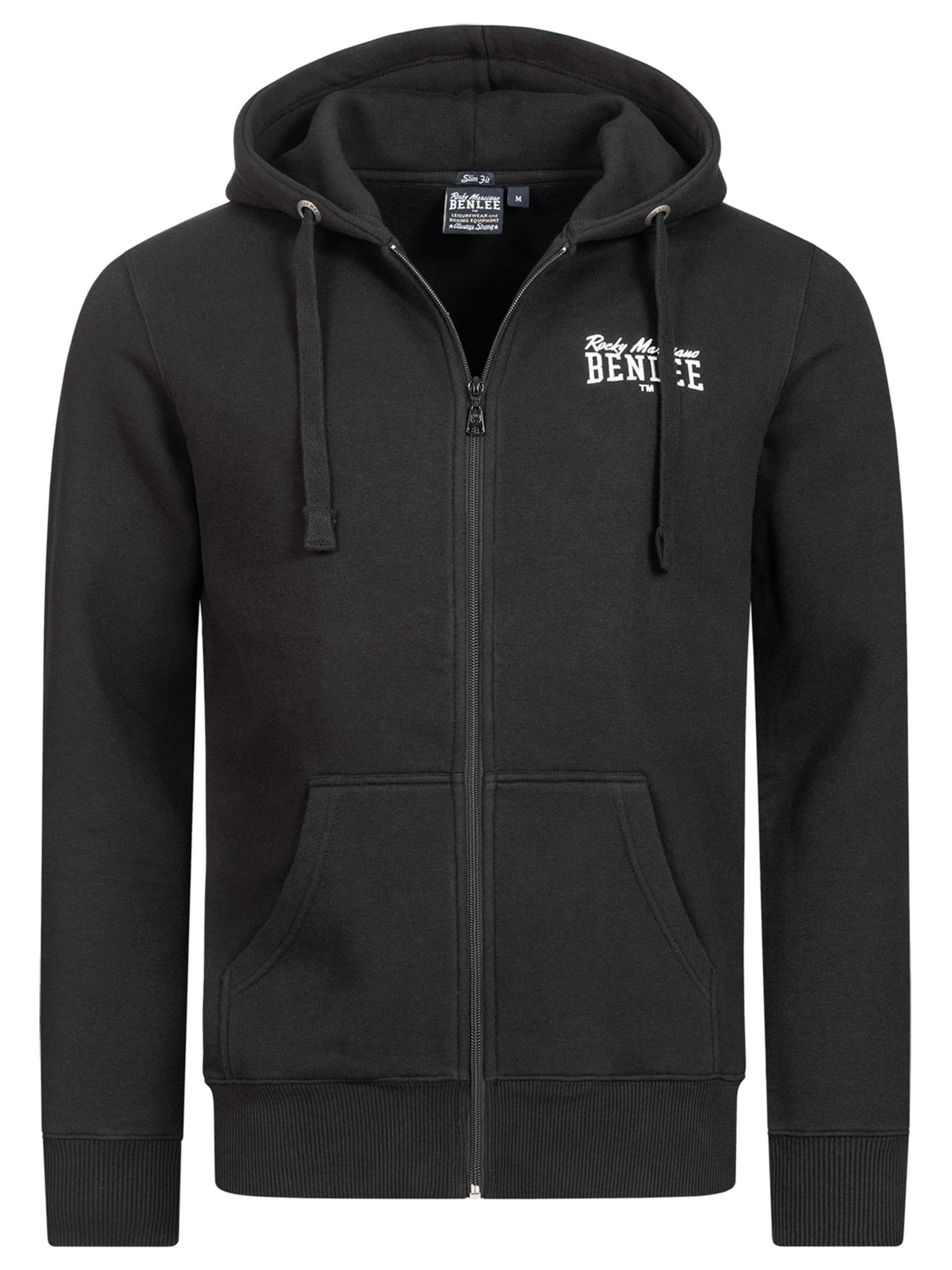 Benlee - Casaco em moletão em preto: frente