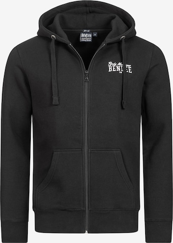 Benlee Bluza rozpinana w kolorze czarny: przód