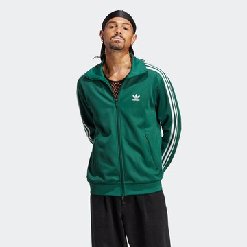 ADIDAS ORIGINALS Sweatvest 'Adicolor Classics Beckenbauer' in Groen: voorkant