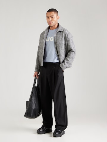 HUGO Tričko 'Dulivio' - Modrá