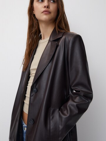 Pull&Bear Between-Seasons Coat in Brown