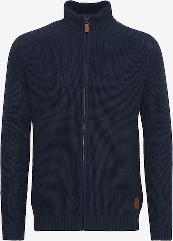 !Solid Knit Cardigan 'Xenos' in Blue: front